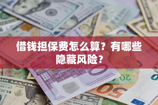 武汉借钱担保费怎么算？有哪些隐藏风险？