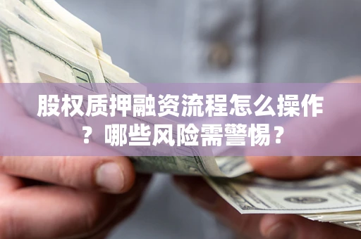 武汉股权质押融资流程怎么操作？哪些风险需警惕？