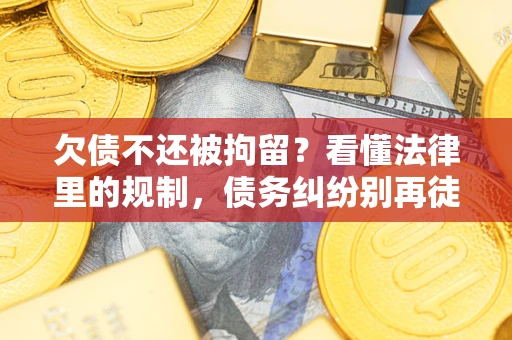 武汉欠债不还被拘留？看懂法律里的规制，债务纠纷别再徒劳奔波