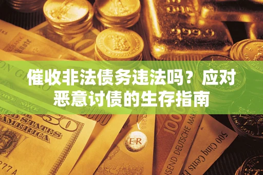 武汉催收非法债务违法吗？应对恶意讨债的生存指南