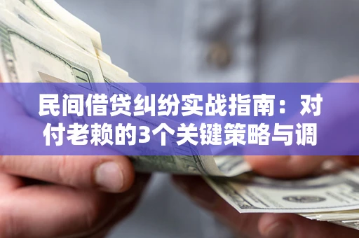 武汉民间借贷纠纷实战指南：对付老赖的3个关键策略与调解盲区解析