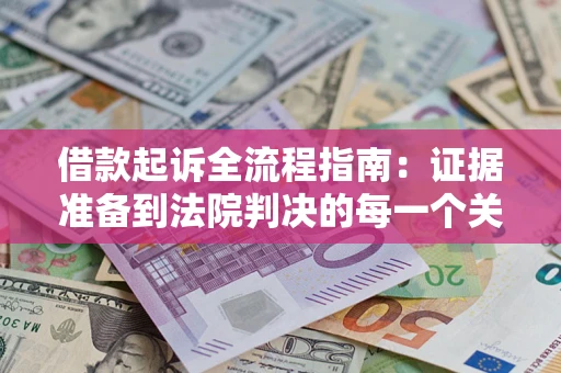 武汉借款起诉全流程指南：证据准备到法院判决的每一个关键步骤
