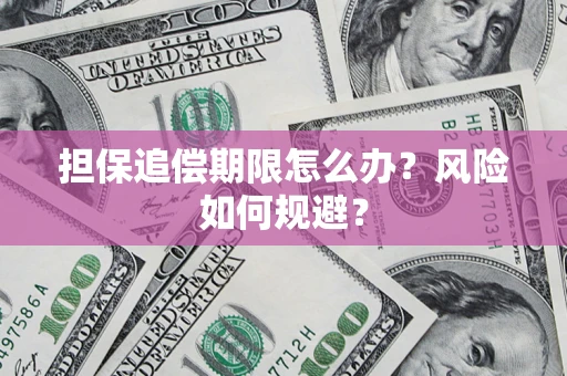 武汉担保追偿期限怎么办？风险如何规避？