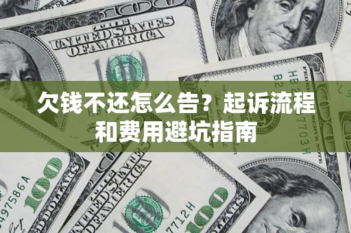 武汉欠钱不还怎么告？起诉流程和费用避坑指南