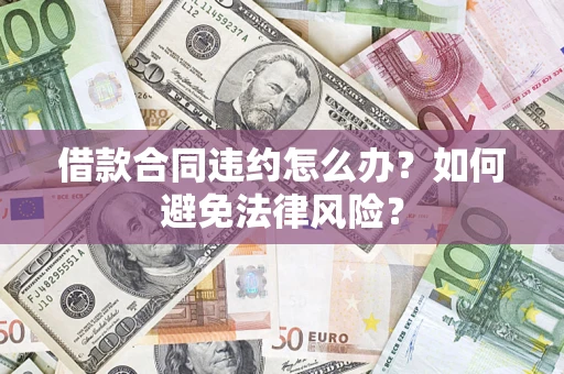 武汉借款合同违约怎么办？如何避免法律风险？