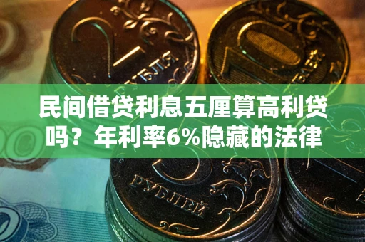 武汉民间借贷利息五厘算高利贷吗？年利率6%隐藏的法律风险全解析